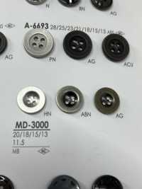 MD3000 Botão De Metal Com 4 Buracos Para Jaquetas E Ternos IRIS subfoto