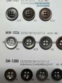 MW1036 Botão De Metal Com 4 Buracos Para Jaquetas E Ternos IRIS subfoto