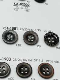 RST1581 Botão De Metal Com 4 Buracos Para Jaquetas E Ternos IRIS subfoto