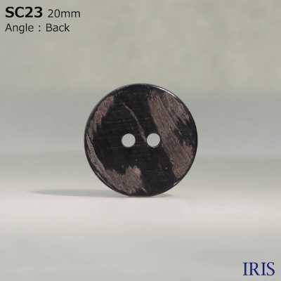 SC23 Botão Brilhante De 2 Furos De Material Natural Shell IRIS subfoto