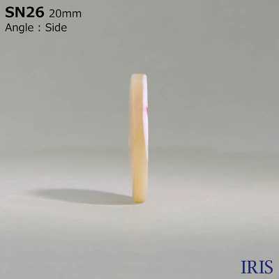 SN26 Material Natural Feito De Concha Takase 2 Furos Botão Brilhante IRIS subfoto
