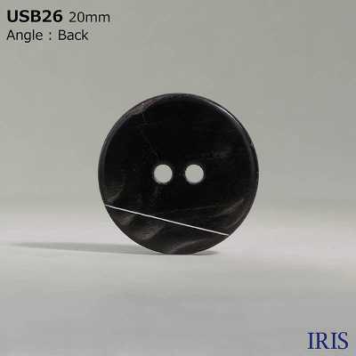 USB26 Material Natural Tingido De Madrepérola Com 2 Furos Frontais Botão Brilhante IRIS subfoto