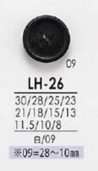 LH26 Da Camisa Ao Casaco Preto E Botões De Tingimento[Botão] IRIS subfoto
