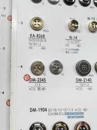 DM2345 Botão De Metal De 4 Orifícios IRIS subfoto