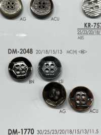 DM2048 Botão De Metal Com 4 Buracos Para Jaquetas E Ternos IRIS subfoto