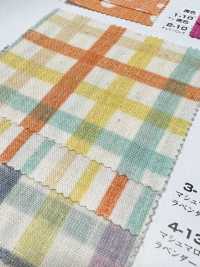 88180 SEVENBERRY W Gauze Bolinhas Check Stripe[Têxtil / Tecido] VANCET subfoto