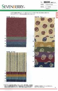 88220 SEVENBERRY Japanese Pattern Print[Têxtil / Tecido] VANCET subfoto