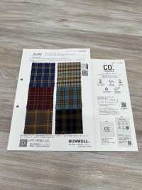 26198 Mini Mandril De Sarja De Algodão Orgânico Tingido Com Fio 60s[Têxtil / Tecido] SUNWELL subfoto