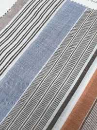 35464 Fios 60s Algodão Orgânico Shirring Big Multi Stripe[Têxtil / Tecido] SUNWELL subfoto