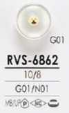 RVS6862 Botão Bola De Metal Rosa Ondulado Para Tingimento