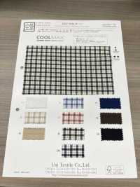 KKF8586-W-2 Verificação De Largura Ampla De Estiramento De Seersucker[Têxtil / Tecido] Uni Textile subfoto