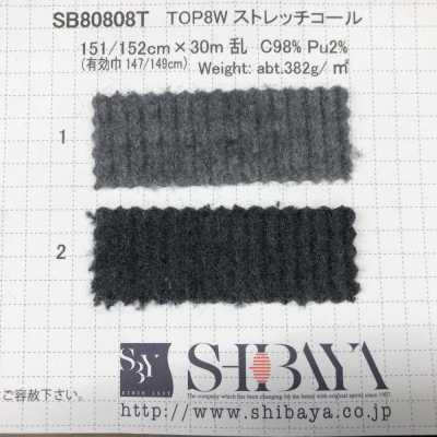 SB80808T TOP8W Stretch Veludo[Têxtil / Tecido] SHIBAYA subfoto