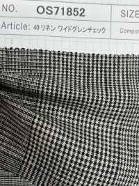 OS71852 40 Linen Wide Grain Check[Têxtil / Tecido] SHIBAYA subfoto