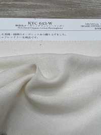 KYC643-W Espinha De Peixe De Algodão Orgânico Sem Tingimento[Têxtil / Tecido] Uni Textile subfoto