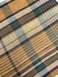 SB60545 1/60 Linen Big Check[Têxtil / Tecido] SHIBAYA subfoto