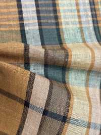 SB60545 1/60 Linen Big Check[Têxtil / Tecido] SHIBAYA subfoto