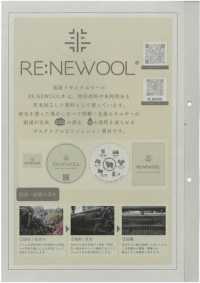 1022172 RE:NEWOOL® JAPAN Série De Cashmere Elástico Fiado Em Casa[Têxtil / Tecido] Takisada Nagoya subfoto