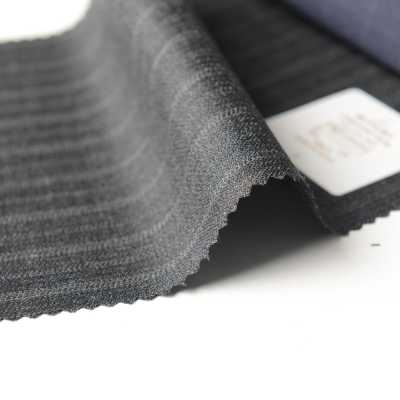 FMD10484 Complexo 10 Meses De Sarja Repelente De água Natural Stripe Stripe Cinza[Têxtil] Miyuki Keori (Miyuki) subfoto