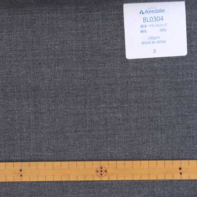 BL0304 Miyuki Tropical Spring / Summer Classic Plain Weave Material Airdale Plain Grey[Têxtil] Miyuki Keori (Miyuki) subfoto