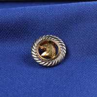 919 Botões De Metal Para Ternos Domésticos E Jaquetas Padrão De Cavalo Ouro / Prata[Botão] Yamamoto(EXCY) subfoto