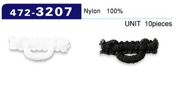 472-3207 Botão Loop Woolly Nylon Tipo Horizontal 22mm (10 Peças)[Botão Loop Sapo Botão] DARIN