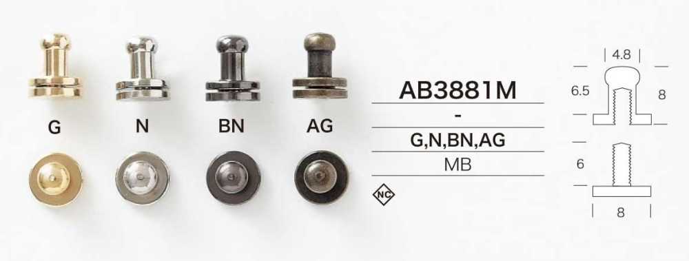 AB3881M Parte superior tipo parafuso[Outros artigos diversos] IRIS