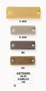 AB7684N Placa De Metal De Latão Para Costurar[Outros artigos diversos] IRIS