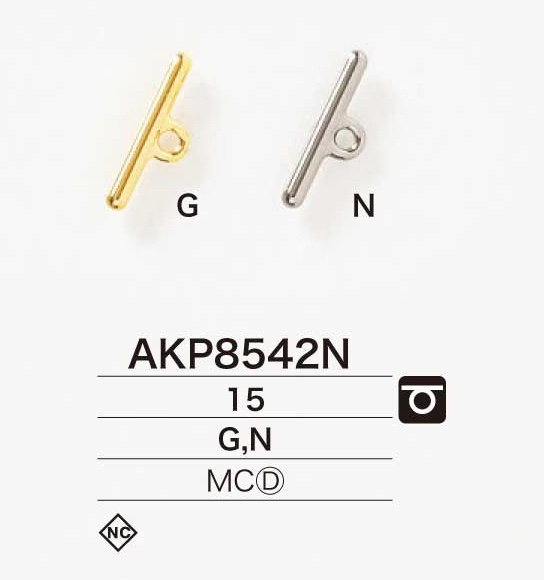 AKP8542N Botão alavanca fundido sob pressão de 15 mm[Botões] IRIS