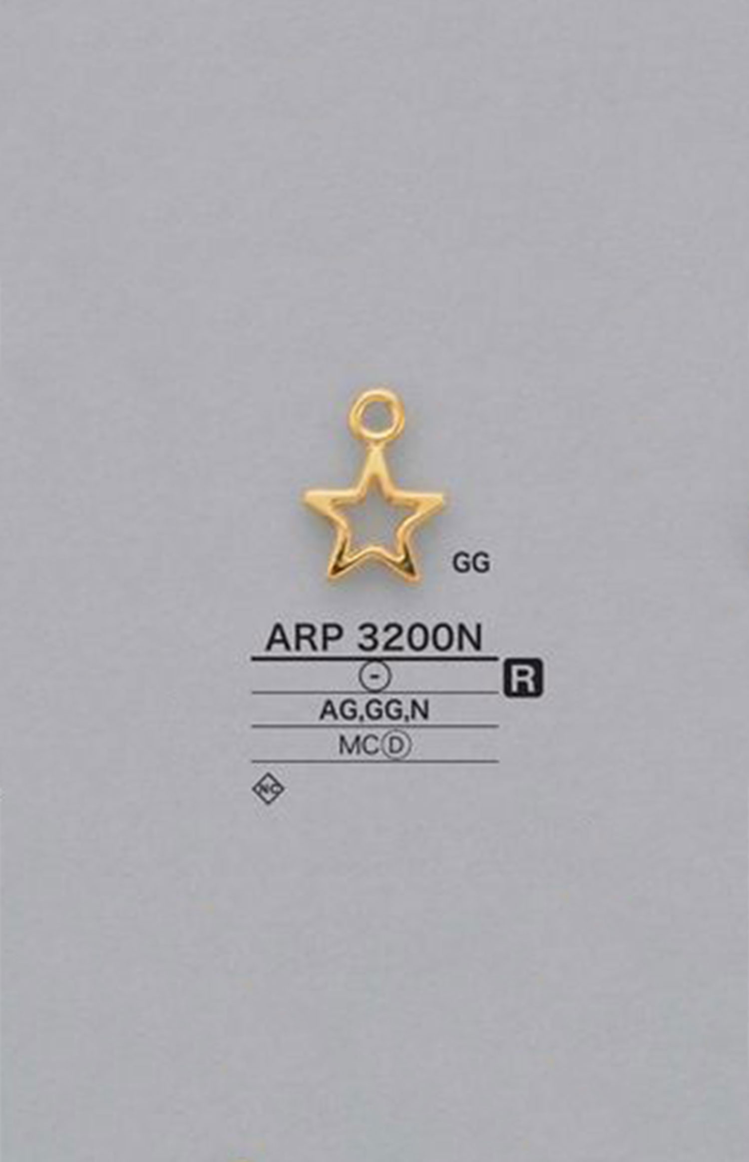 ARP3200N Peças Com Motivos Em Forma De Estrela[Produtos Diversos E Outros] IRIS
