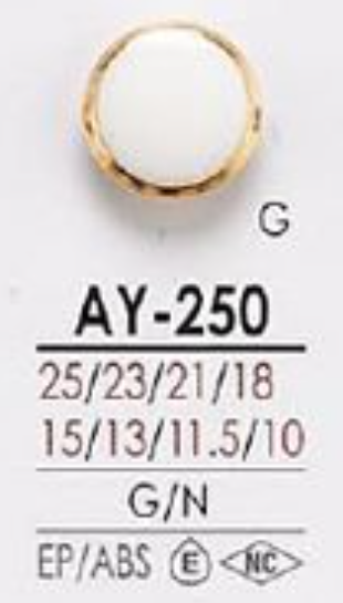 AY250 Botão Superior De Resina IRIS