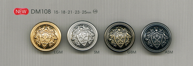 DM108 Botões De Metal Para Jaqueta De Luxo Elegante[Botão] DAIYA BUTTON