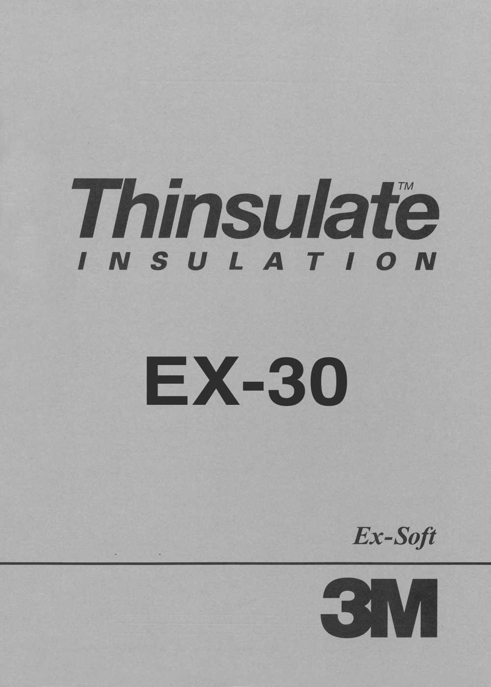 EX30 3M ™ Thinsulate ™ Ex-Soft 30g / M2[Entrelinha]