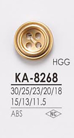 KA8268 Botão De Metal De 4 Orifícios IRIS