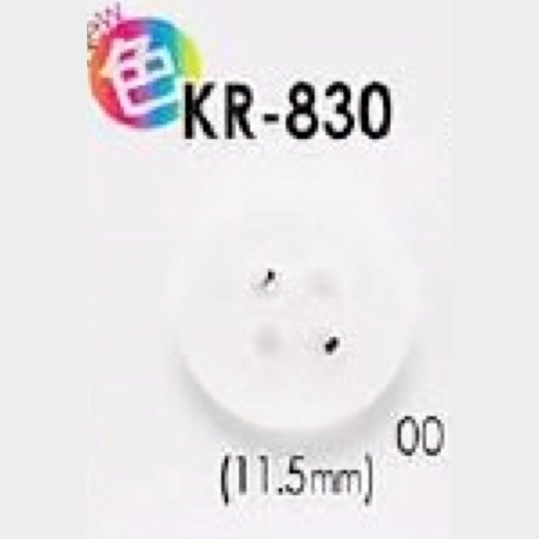 KR830 Botão De Poliuretano Com 4 Furos IRIS