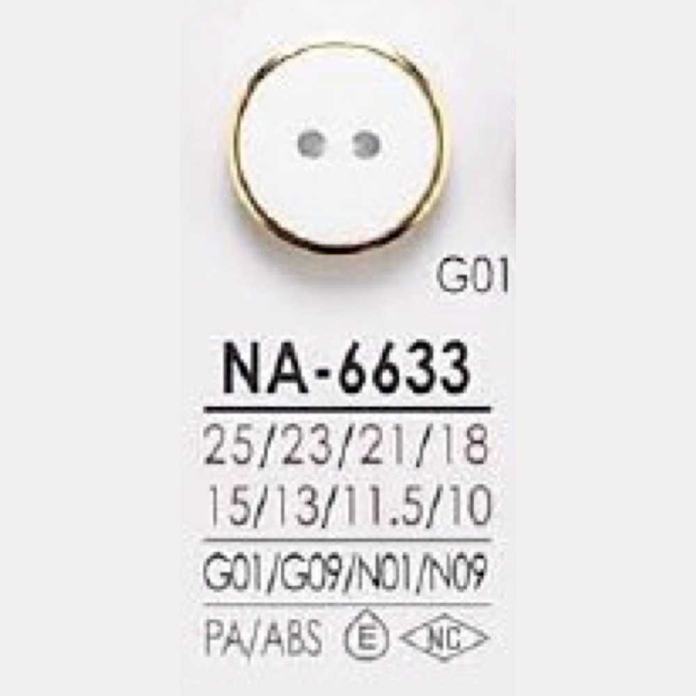 NA6633 Botão De Dois Furos Em Resina De Nylon/resina ABS IRIS