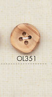 OL351 Botão De 4 Furos De Madeira De Material Natural DAIYA BUTTON