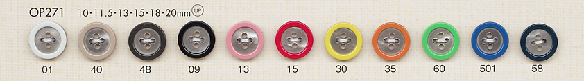 OP271 Botões De Poliéster Para Camisas Coloridas Pop[Botão] DAIYA BUTTON