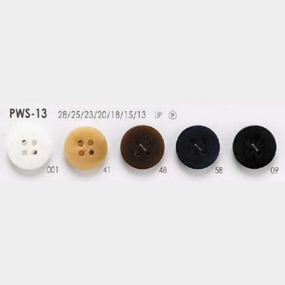 PWS13 Botão De 4 Furos Em Resina De Poliéster IRIS