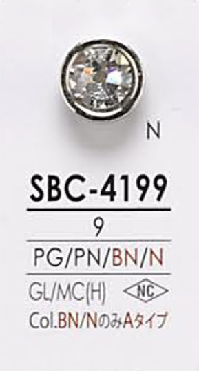 SBC4199 Botão De Pedra Cristal IRIS