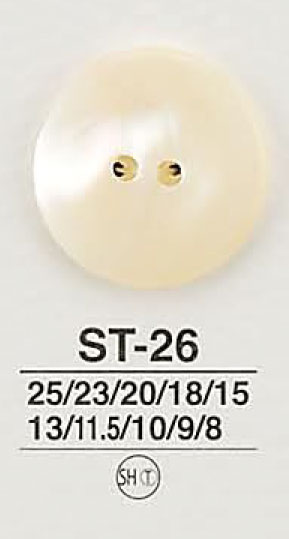 ST26 Botão De Concha IRIS