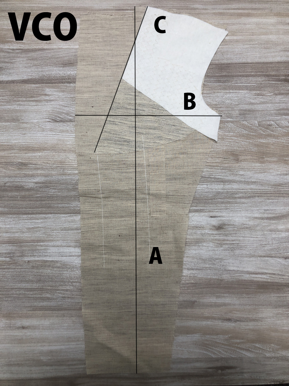 VCO Entretela De Crina Pré-cortada De Alta Qualidade Para Homens.[Entrelinha] Okura Shoji