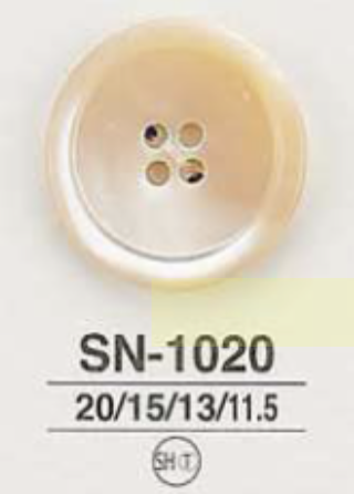 SN1020 Botão Takase Shell De 4 Furos