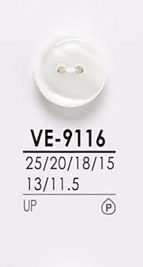 VE9116 Botão De Camisa Para Tingimento IRIS