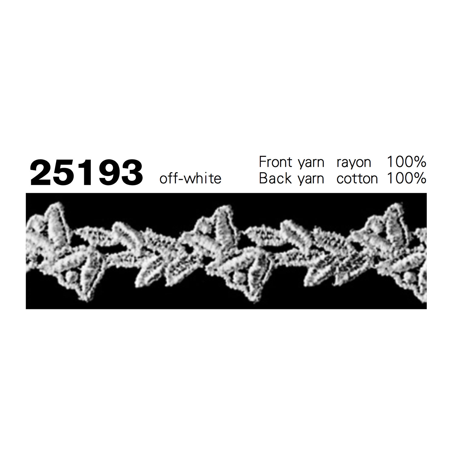 25193 Laço Químico De Largura Estreita[Renda] Kyowa Lace