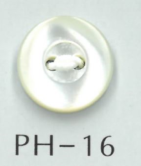 PH16 Botão De Concha Com Borda De 2 Furos Sakamoto Saji Shoten