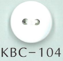 KBC-104 Botão De Concha Plana De 2 Furos BIANCO SHELL Sakamoto Saji Shoten
