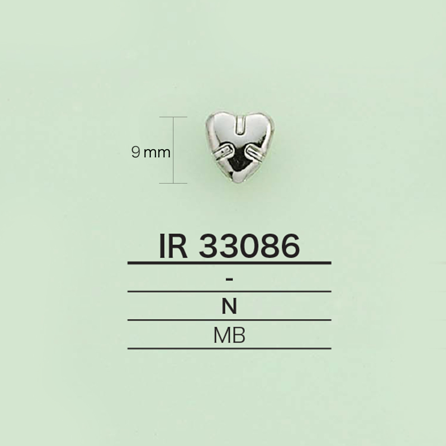 IR33086 Amuleto Em Forma De Coração[Produtos Diversos E Outros] IRIS