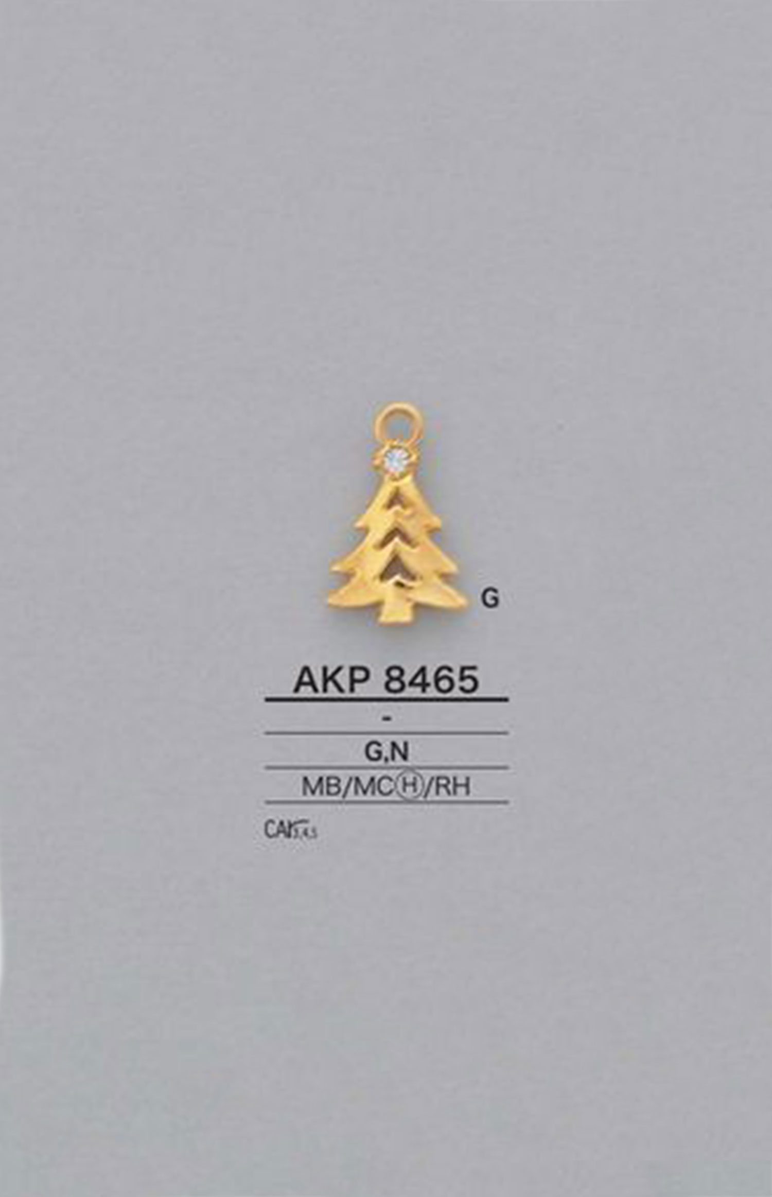 AKP8465 Ponto Zíper Tipo Árvore (Guia Puxar) IRIS