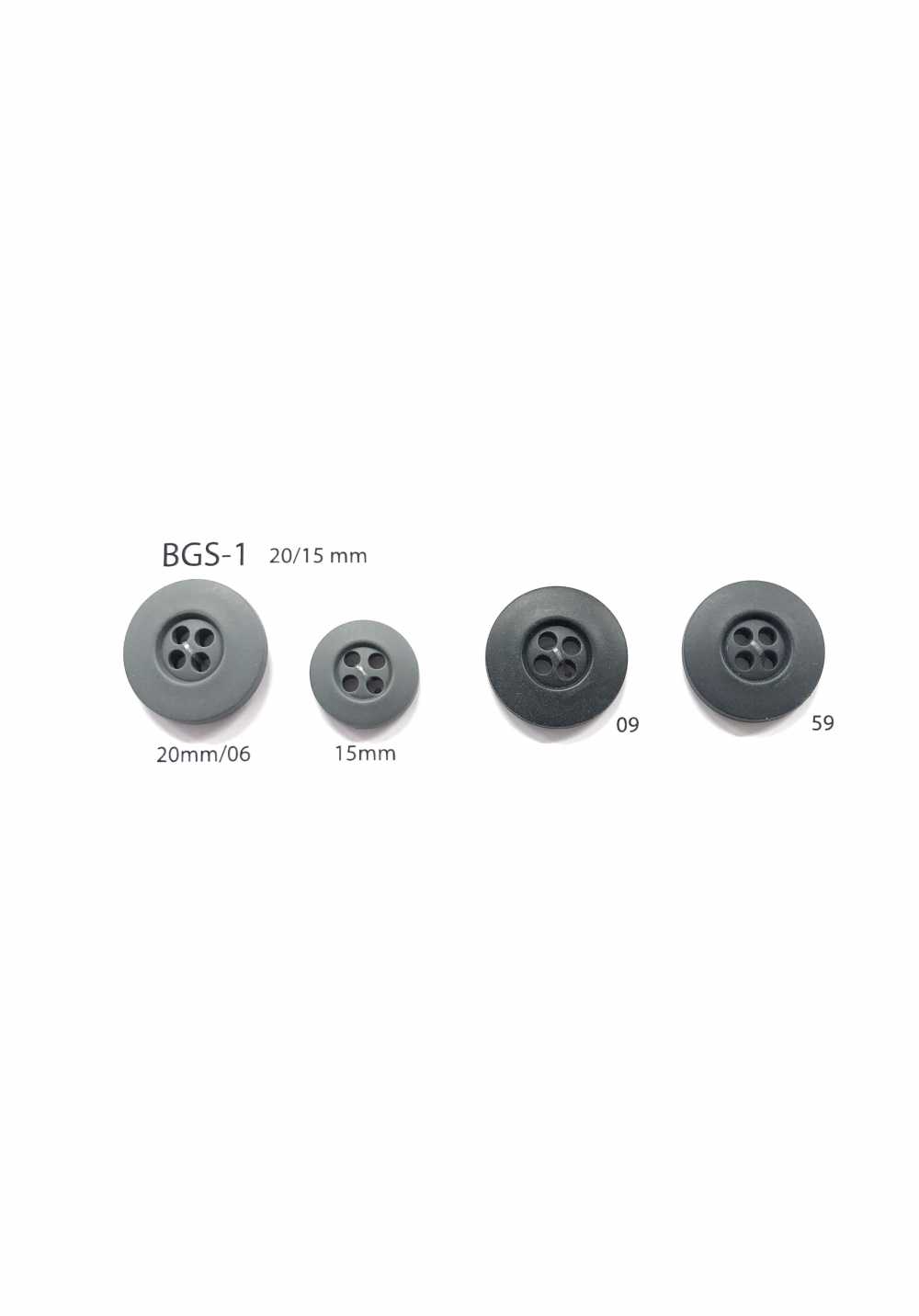 BGS-1 Botão De Biopolietileno Com 4 Furos IRIS