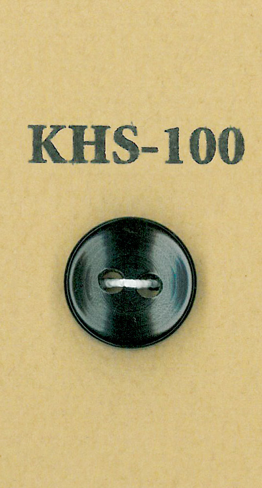 KHS-100 Botão De Chifre Pequeno De 2 Buracos Buffalo Koutoku Button